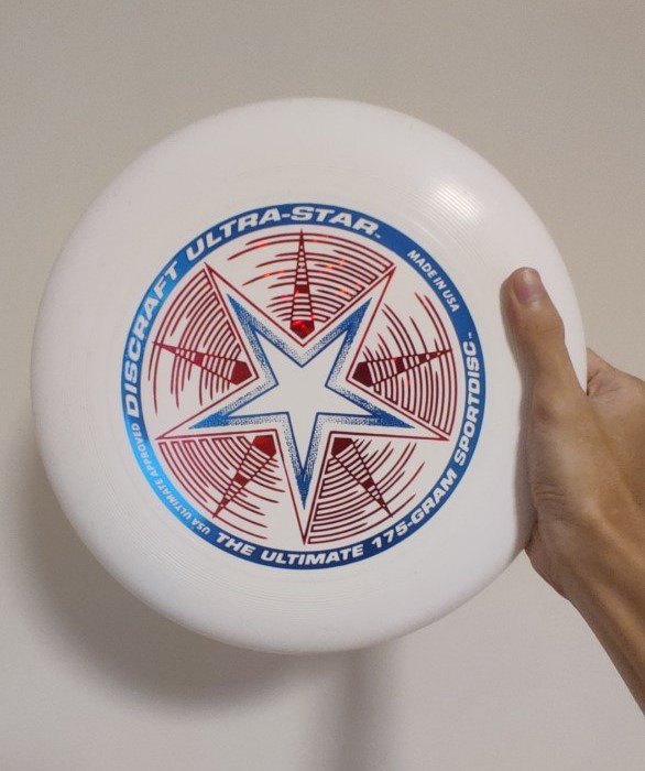 How To Hold A Frisbee For Backhand Throw Frontview