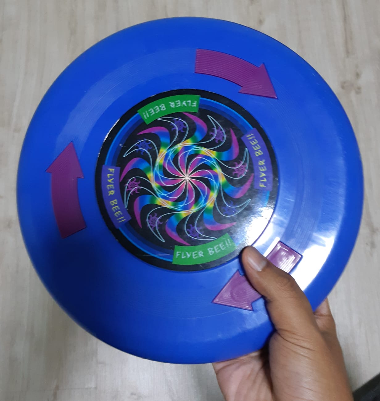 How To Hold A Frisbee For Backhand Throw Frontview